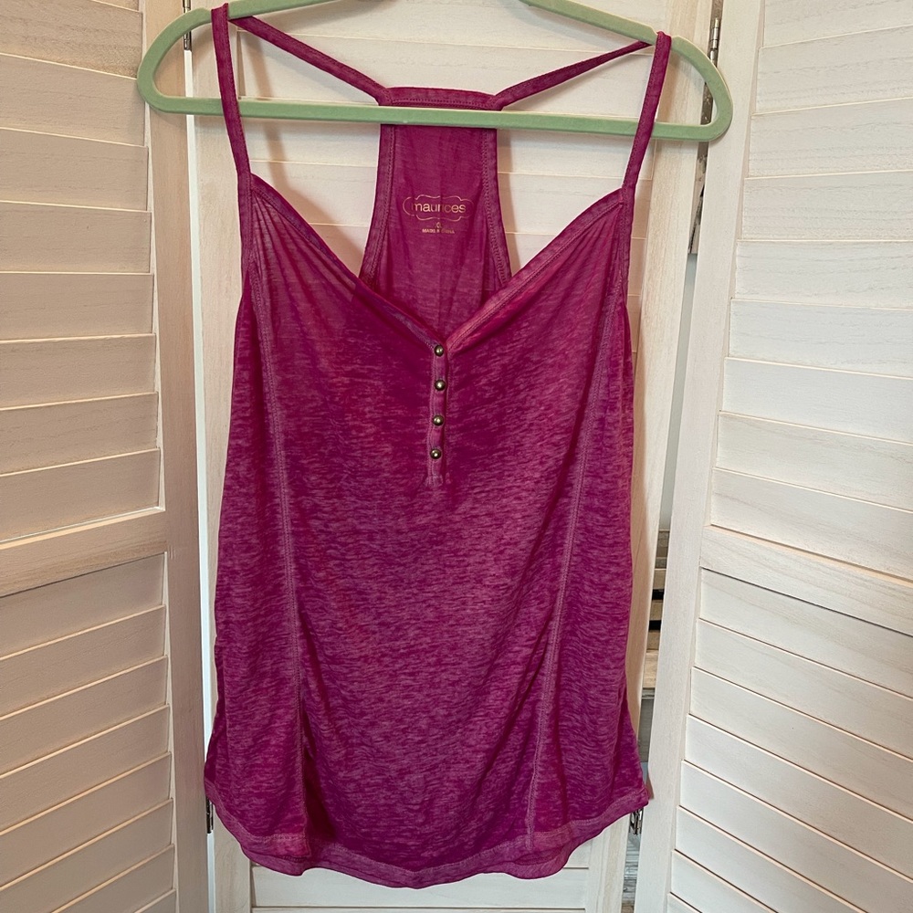 Maurices purplish pink muscle tee size XL